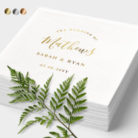 Personalised Elegant Last Name Wedding 