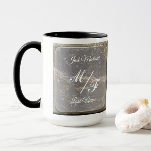 Personalised Elegant Marble Mug