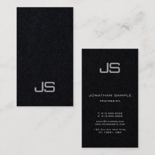 Personalised Elegant Modern Monogram Template Business Card