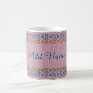 Personalised Elegant Multi-Colour Coffee Mug
