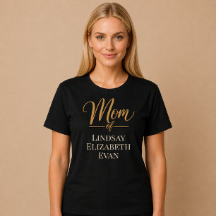Personalised Elegant Mum T-Shirt