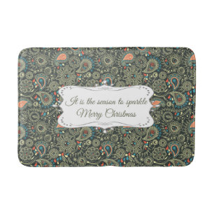 Personalised Elegant Pattern Bath Mat
