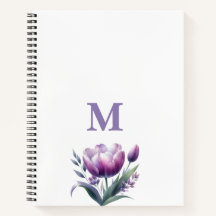 Personalised Elegant purple Monogram