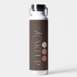 Personalised Elegant Readymade Logo Makeup Artist Water Bottle<br><div class="desc">Stay hydrated while showcasing your beauty brand with this personalised makeup artist water bottle featuring a sophisticated double-sided design. The elegant palette-inspired logo combines soft cosmetic tones with graceful typography, creating a polished look that feels both modern and professional. Printed on both sides for visibility from any angle, this stylish...</div>