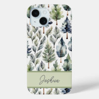 Personalised Elegant Sage Green Fir Tree