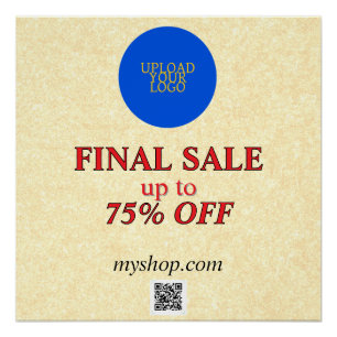 Personalised Elegant Sales Poster