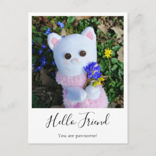 Personalised Elegant Simple Vintage Instant Photo Postcard