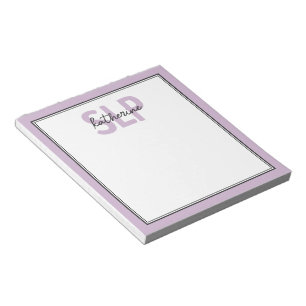 Personalised Elegant SLP Speech Pathologist Notepad