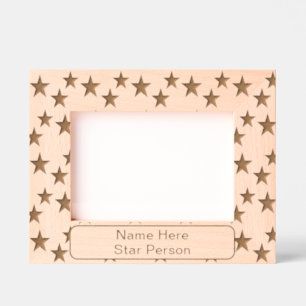 Personalised Elegant Stars Etched Frames