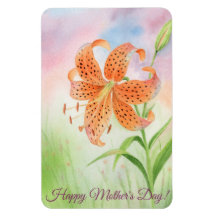 Personalised Elegant Tiger Lily