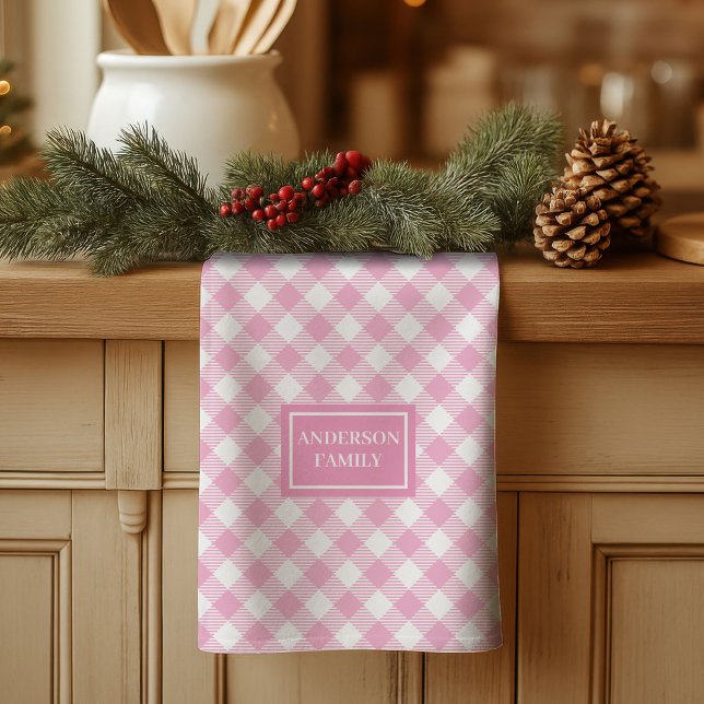 Personalised Elegant Towel Classic Pastel Design (Personalized Elegant Towel Classic Pastel Design)