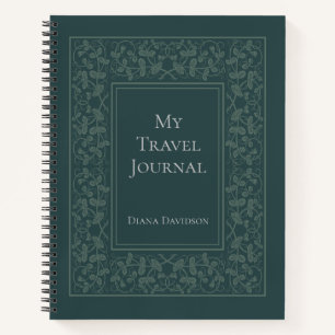 Personalised Elegant Travel Journal