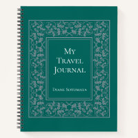 Personalised Elegant Travel Journal