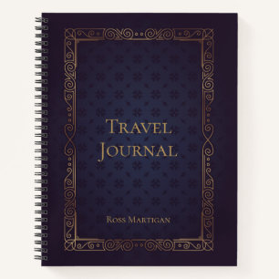 Personalised Elegant Travel Journal