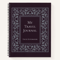 Personalised Elegant Travel Journal