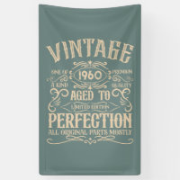 Personalised elegant vintage birthday party
