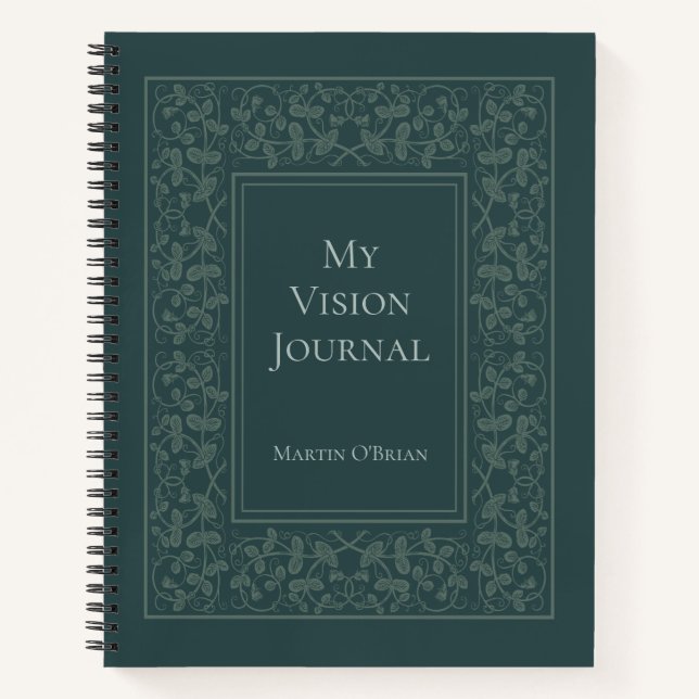 Personalised Elegant Vision Journal (Front)