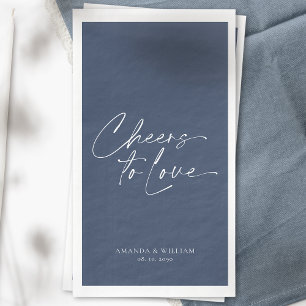 Personalised Elegant Wedding Paper Guest Towel Napkin