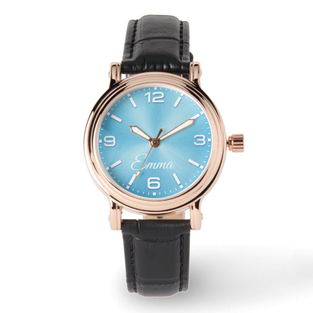 Personalised Elegant Women's Name Gift Watch (Front)