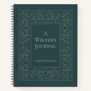Personalised Elegant Writing Journal for Authors
