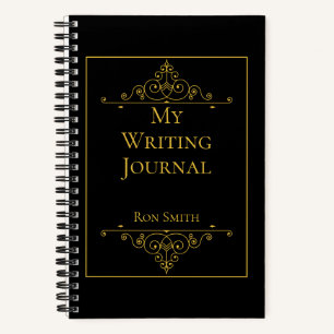 Personalised Elegant Writing Journal for Authors