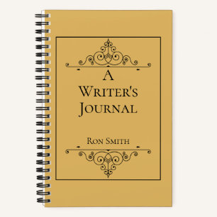 Personalised Elegant Writing Journal for Authors