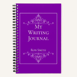 Personalised Elegant Writing Journal for Authors