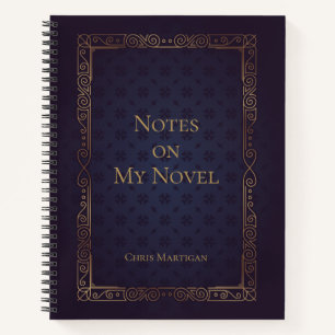 Personalised Elegant Writing Notebook for Authors