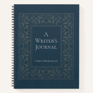 Personalised Elegant Writing Notebook for Authors