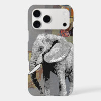 Personalised Elephant Damask iPhone 7 case