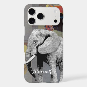Personalised Elephant Damask Phone case