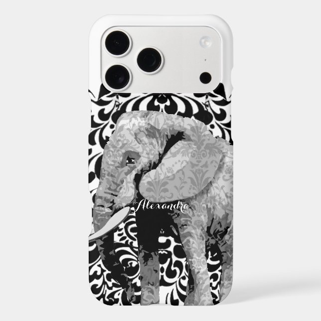 Personalised Elephant Floral (Back)