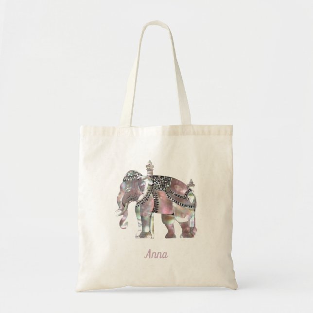 Personalised Elephant Tote (Front)