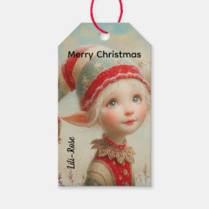 Personalised Elf Gift Tags North Pole Christmas