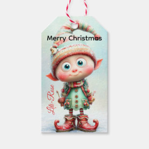 Personalised Elf Gift Tags North Pole Christmas