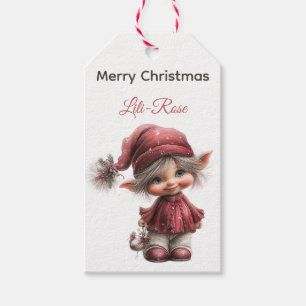 Personalised Elf Gift Tags North Pole Christmas