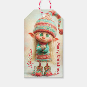 Personalised Elf Gift Tags North Pole Christmas