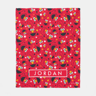 Personalised Elmo So Silly Star Pattern Fleece Blanket