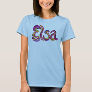 Personalised Elsa T-shirt