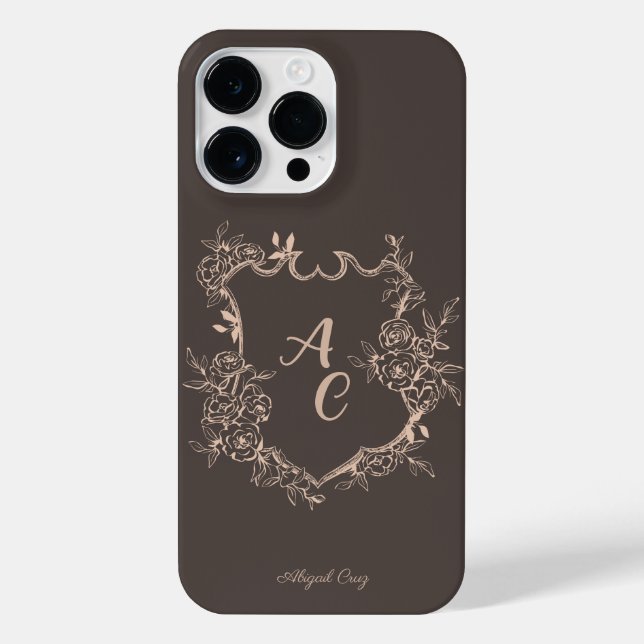 Personalised Emblem Crest iPhone Case (Back)