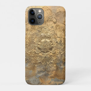 Personalised Embossed Mandala Elegant Boho Gift Case-Mate iPhone Case