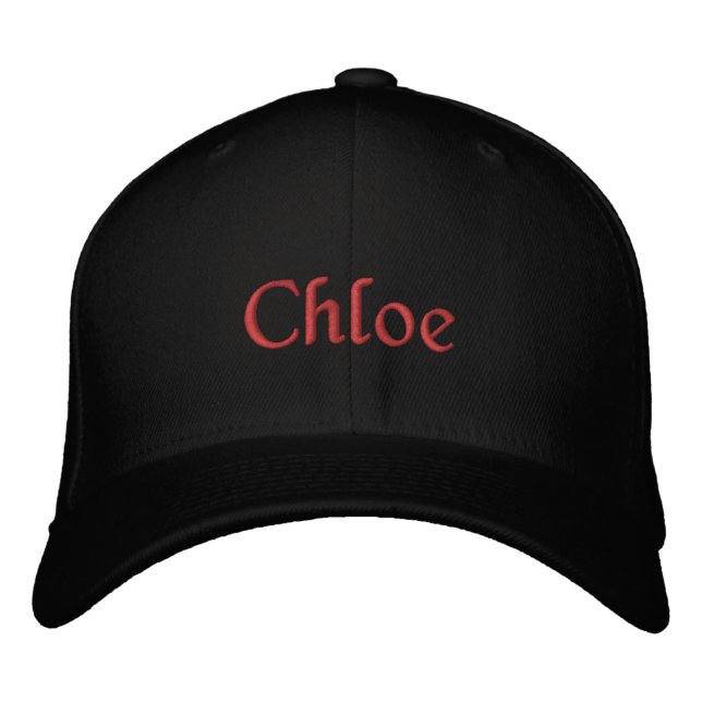 Personalised Embroidered Baseball Cap (Front)