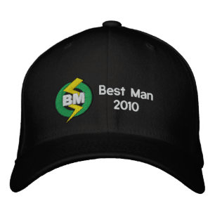 Personalised, Embroidered Best Man Hat