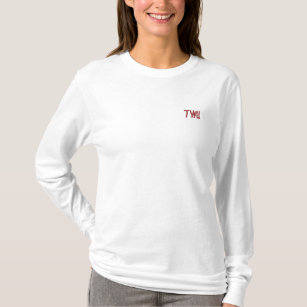 Personalised Embroidered Long Sleeved T-Shirt