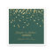 Personalised EMERALD Green Gold Confetti Wedding
