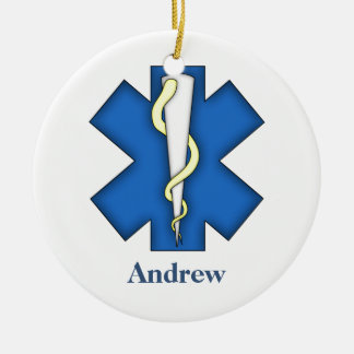 Personalised Emergency Medical Technician Ornament