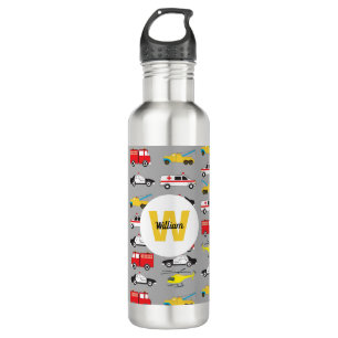 Personalised Emergency Vehicles Transportation 710 Ml Water Bottle