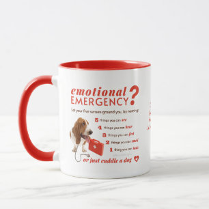 Personalised Emotional First Aid - Bassett Dog Mug