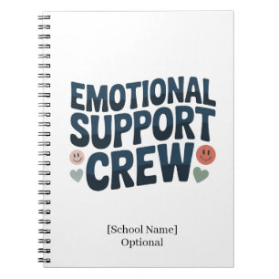 Personalised Emotional Support Crew School Staff Notebook