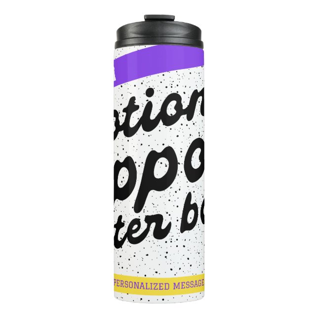 Personalised Emotional Support Water Bottle (Front)